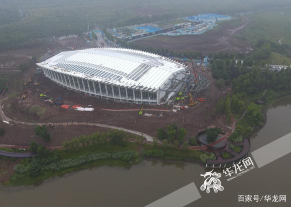 重庆礼嘉智慧公园白云湖会议中心项目已完工近九成